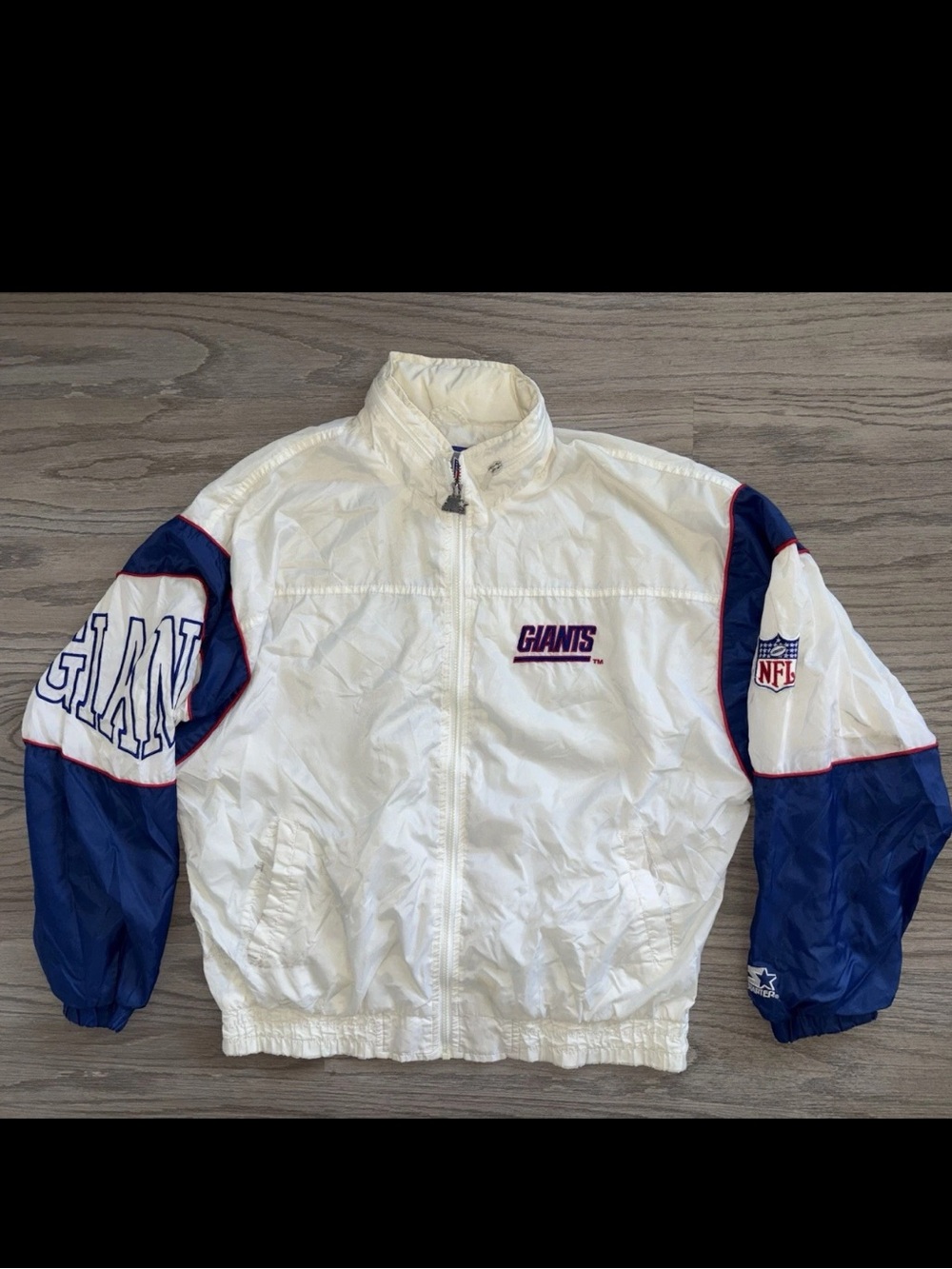 Vintage STARTER | Authentic NY GIANTS track jacket | Very rare early 90s starter